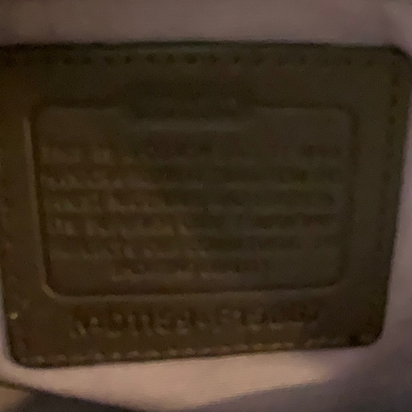 COACH Signature Jacquard Hobo Crossbody Duffle # F15067  Bag Top Zip - Picture 8 of 9